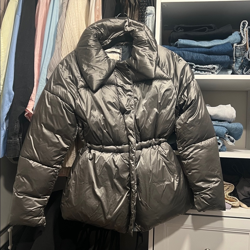 Target Women's Gray Puffer Jacket